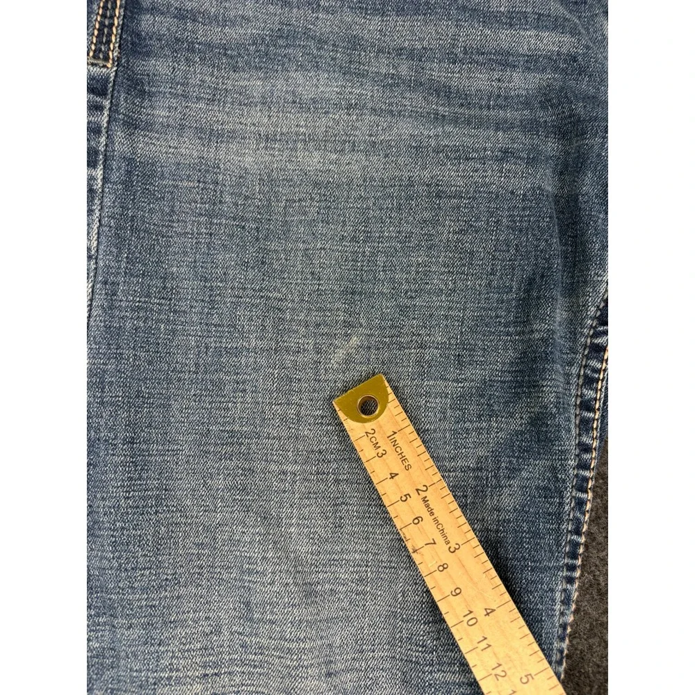 Cody James Mens Medium Wash Bootcut Western Denim Jeans 31x32 (FITS 32x31)